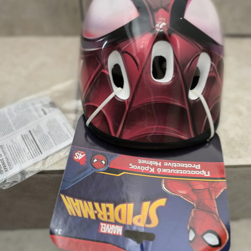 Spiderman children's bicycle helmet, Marvel, red