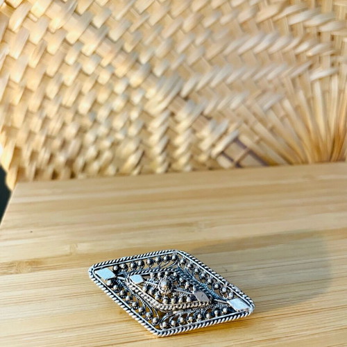 Silver 925 handmade pin new