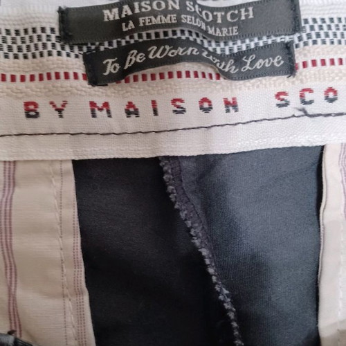 Maison Scotch women's chinos pants used, gray charcoal, size S-M