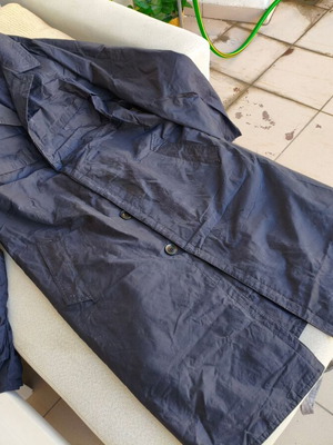 Vintage καμπαρντίνα μπλέ Νο52 μεταχειρισμένη, ελληνικής κατασκευής