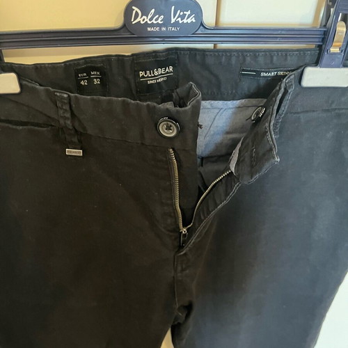 Pull&Bear Black Men's Chino Pants Like New Size M