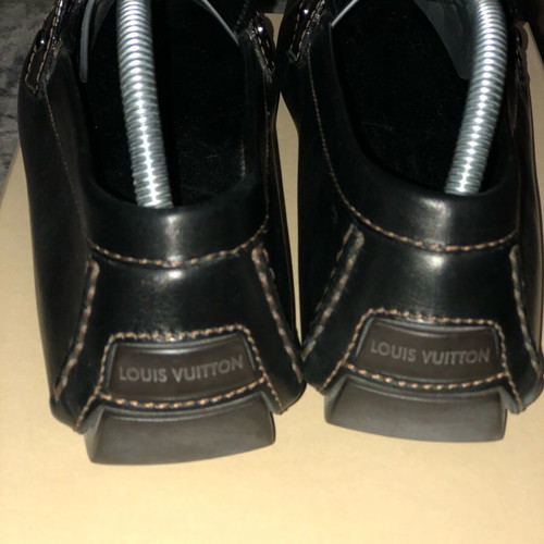 Louis Vuitton Monte Carlo leather flats like new, size 43.5 brown