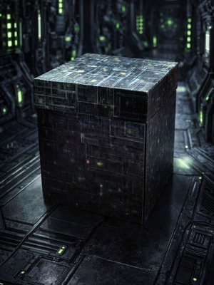 Star Trek The Next Generation The Borg Cube VHS συλλεκτικό box set σαν καινούργιο