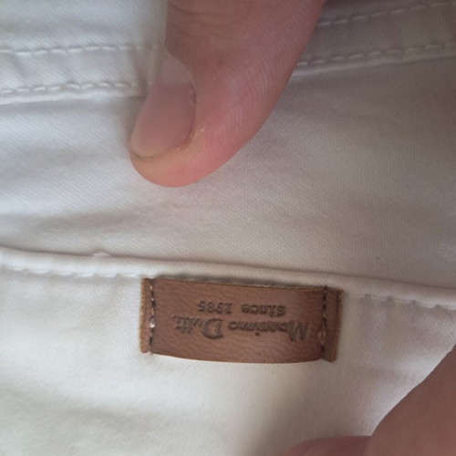 Massimo Dutti women's slim fit jeans like new, white, size S