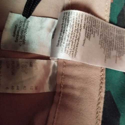 Activewear straight-leg pants 100% cotton, like new, beige