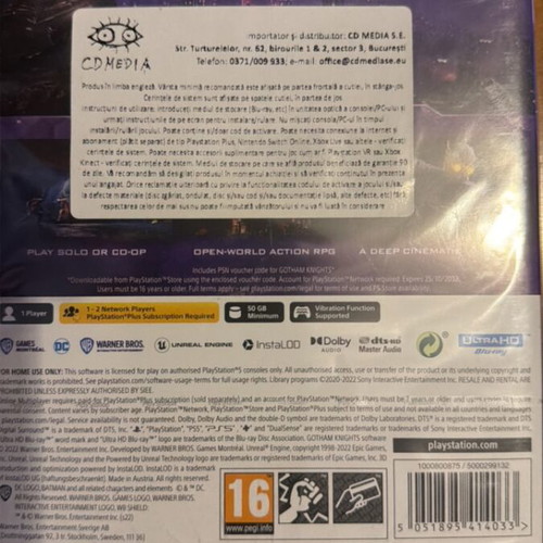 Gotham Knights PlayStation 5 (PS5) new with original seal
