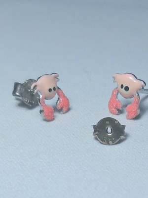 Silver earrings