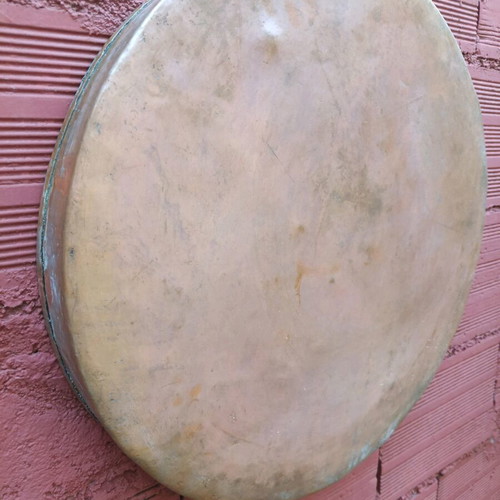 Copper baking tray used 52 cm x 5 cm from previous century