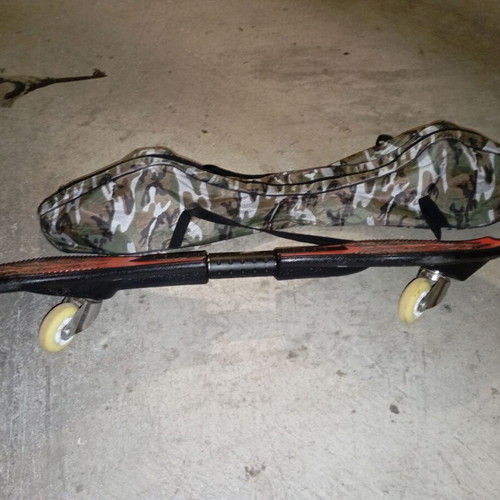 Razor Ripstik Air Pro 8.5" Complete Waveboard skateboard red like new with carrying bag