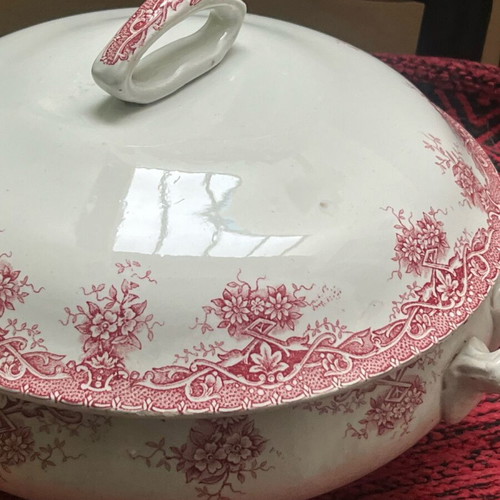Prima porcelain dish used, 1960s vintage, French made