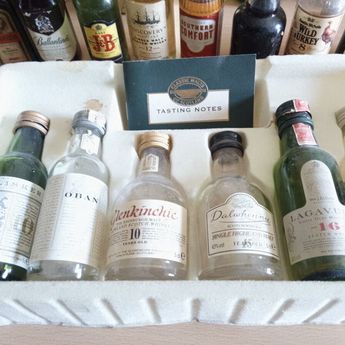 Miniature bottles used, pack of 38 pieces
