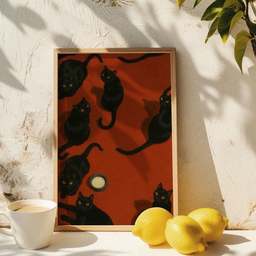 Poster painting new, without frame