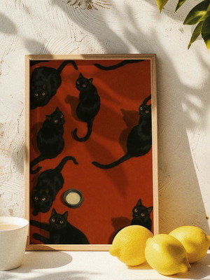 Poster painting new, without frame