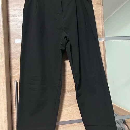 Fabric office pants like new, black