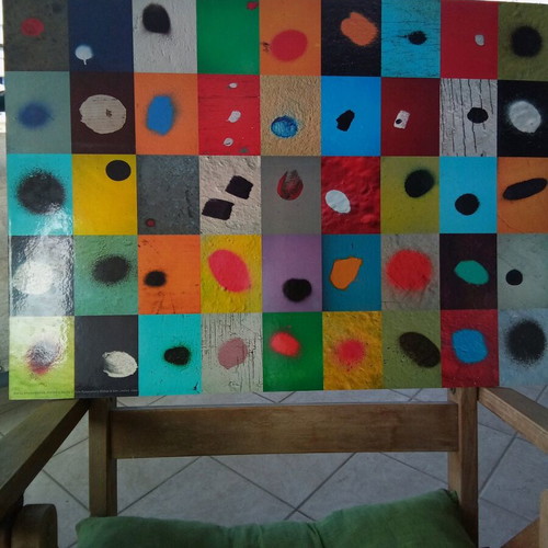 IKEA Solmyra 50x70 posterboard print like new, pop art decoration