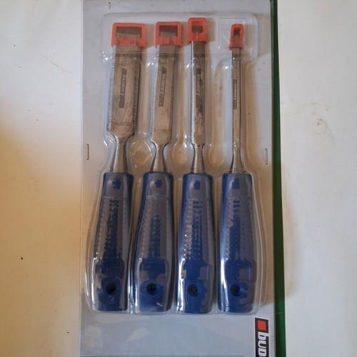 Budget Wood Chisels Set 4 pcs 6–24 mm new
