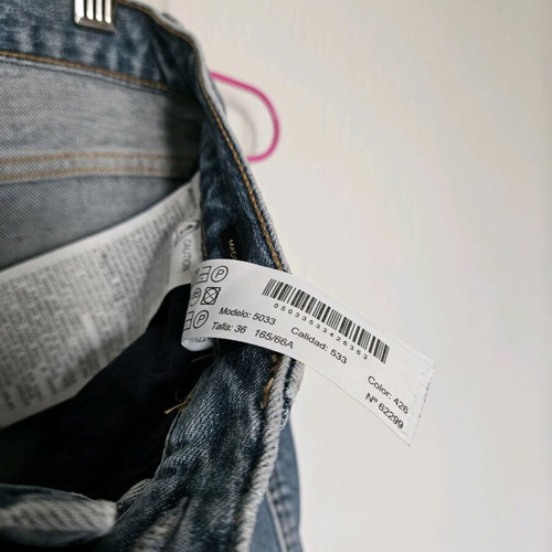 Massimo Dutti jeans straight fit cropped like new, size S