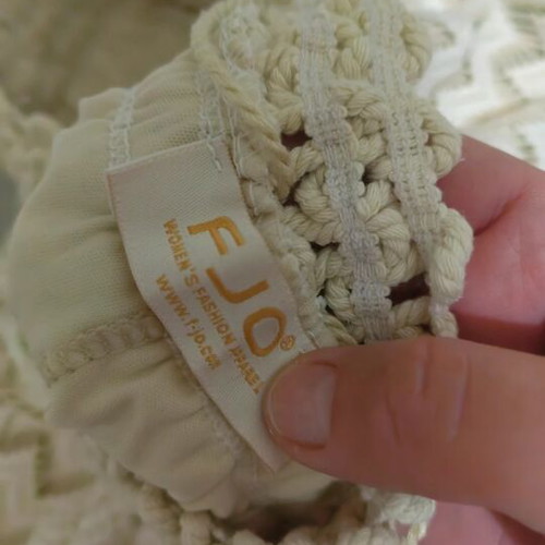 Stradivarius pants and top like new, white and beige