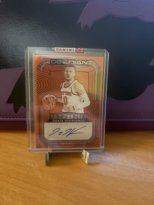 Donte Divincenzo Orange Auto /75 Panini Obsidian card new