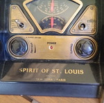 Spirit of St. Louis Rolltop radio alarm clock like new