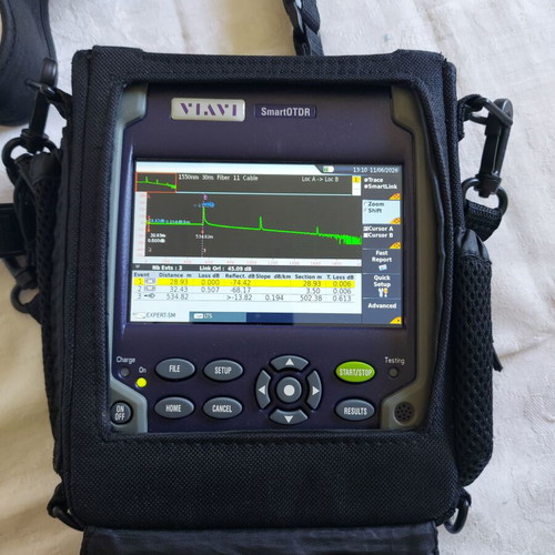 Viavi SmartOTDR e126b optical time domain reflectometer