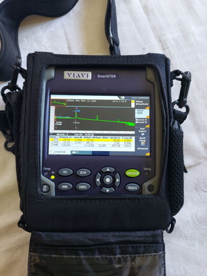 Viavi SmartOTDR e126b optical time domain reflectometer