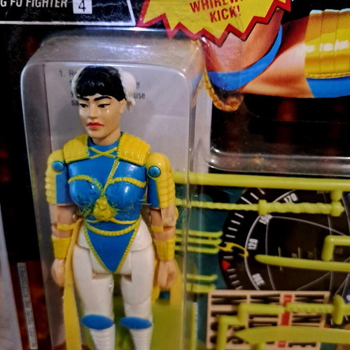 GI Joe Street Fighter 4 figures like new, carded 1992