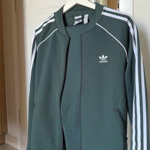 Adidas women's tracksuit used, size M, green