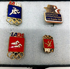 Συλλεκτικές καρφίτσες Olympic games LA 1984