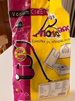 Vacuum cleaner bags new, 4 pieces with 2 filters