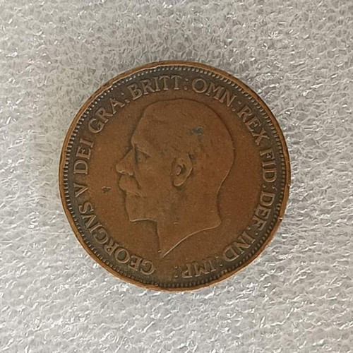 United Kingdom 1 Penny Coin 1936 used, copper