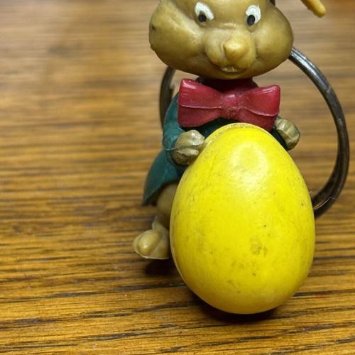 Easter Bunny Keychain used