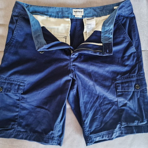 Timberland cargo shorts, blue, new