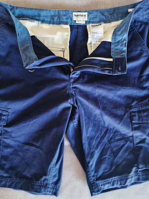 Timberland cargo shorts, blue, new
