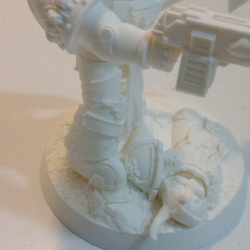 Space Marine Chaplain Warhammer 40k miniature