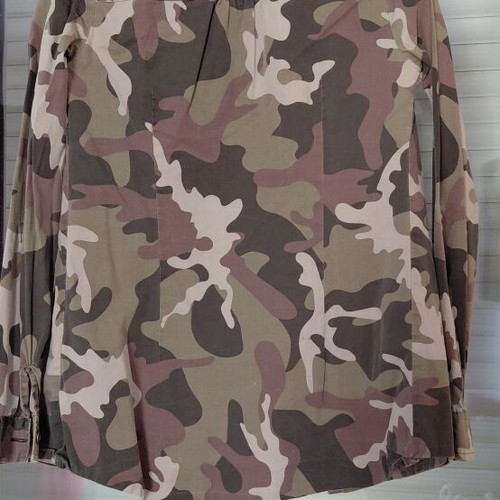 Women's camouflage shirt with metal buttons, XS