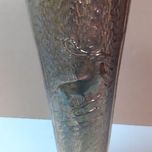Bronze vase umbrella stand like new 48x20 cm