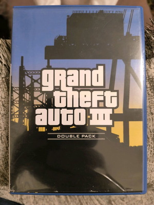 GTA 3 Double Pack PS3 complete with map like new