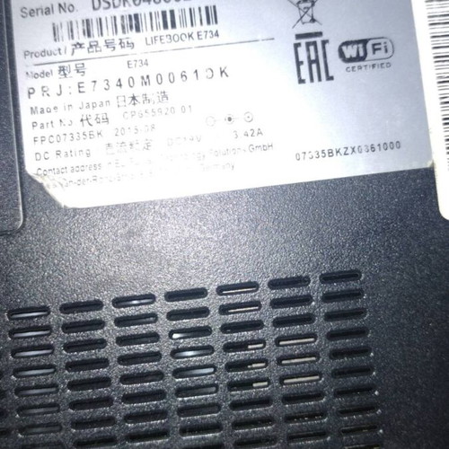 Fujitsu Lifebook E734 13.3" laptop like new, 8GB RAM, 297GB storage