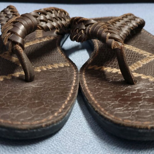 Kenzo leather sandals brown like new, men's size 40