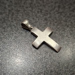 Silver Cross 925 Minimal Pendant with Matte Finish
