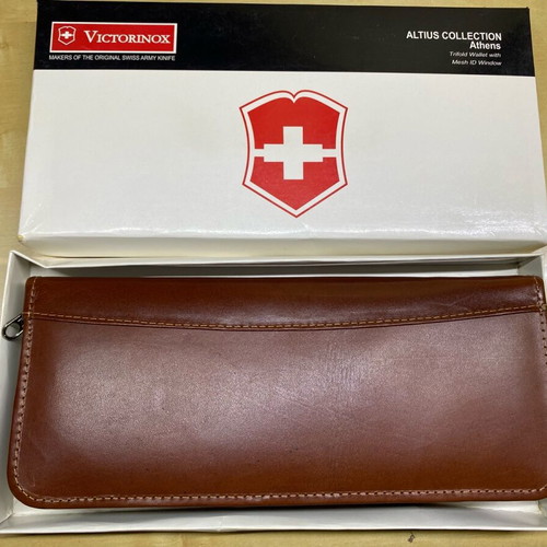 Victorinox leather wallet women's new