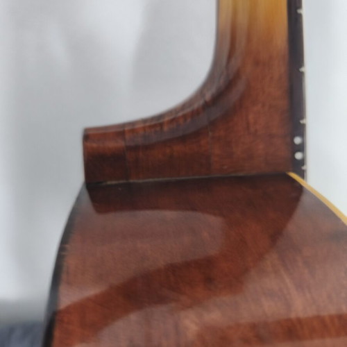 Romanian folk guitar used, 60-70s, solid spruce, with magnet