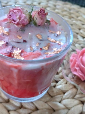 Handmade soy candle forest fruits vanilla new