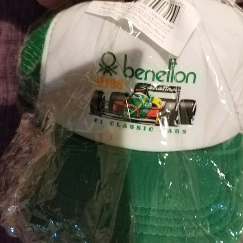 Καπέλο Benetton F1 καινούργιο, πράσινο, μέγεθος L