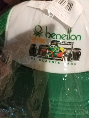 Καπέλο Benetton F1 νέο, μέγεθος L, πράσινο
