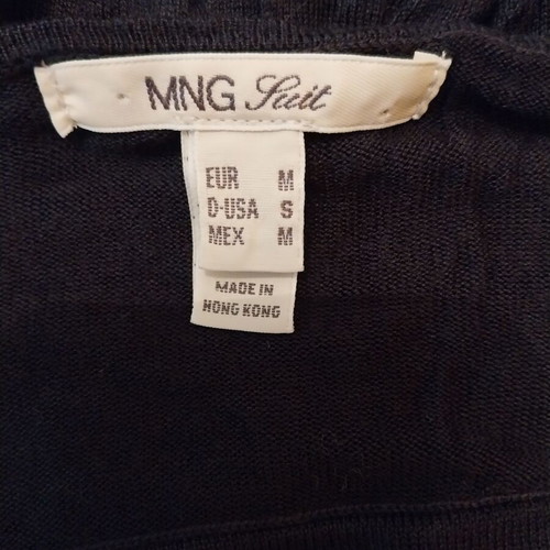 Mango knitted blouse women's like new, black, size M