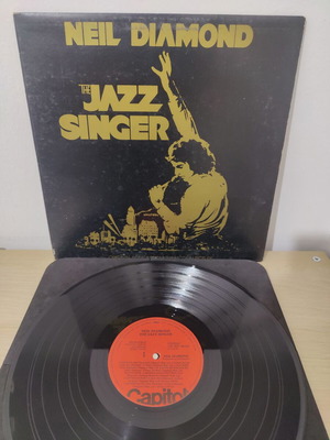 Neil Diamond The Jazz Singer vinyl record used, rock