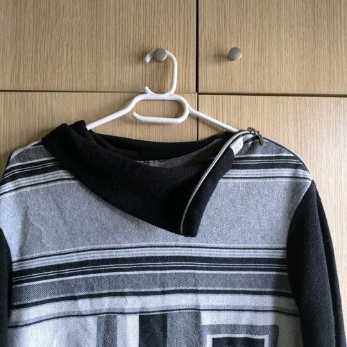 Actius winter dress L black and gray like new