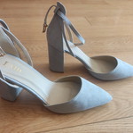 Gray pumps like new, size 41